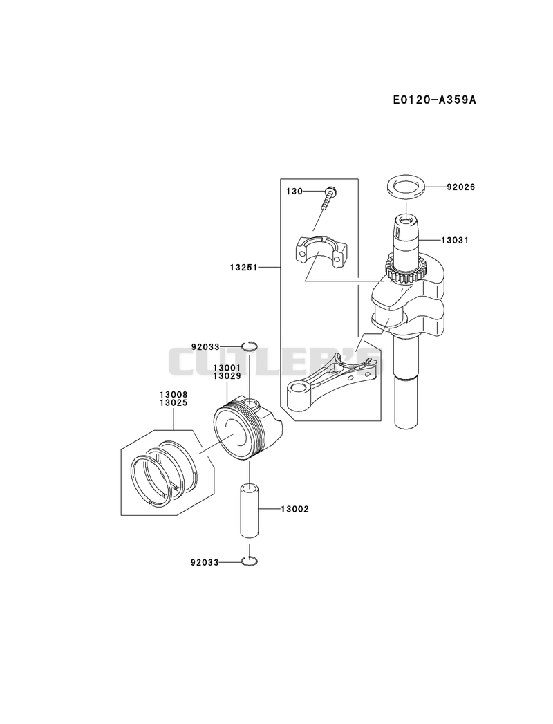 PISTON/CRANKSHAFT