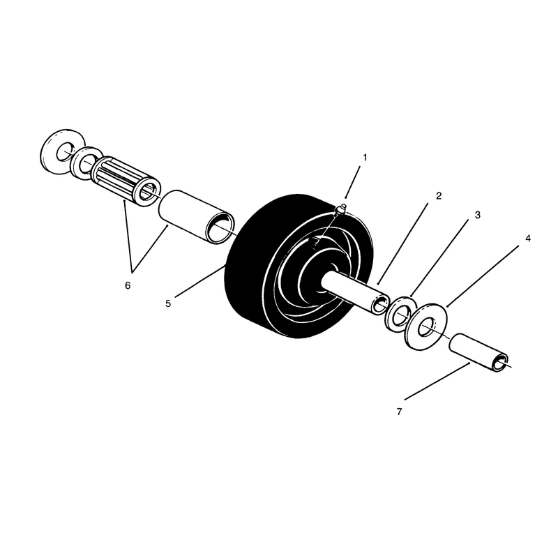 Castor Wheel Assembly No 27-1050 Optional