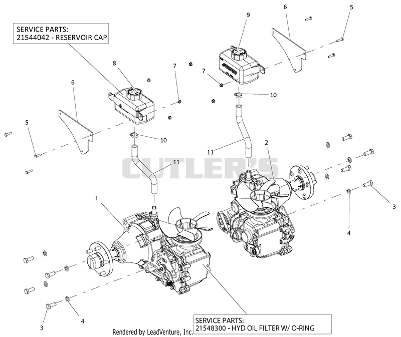Hydraulic Tanks And Transaxles