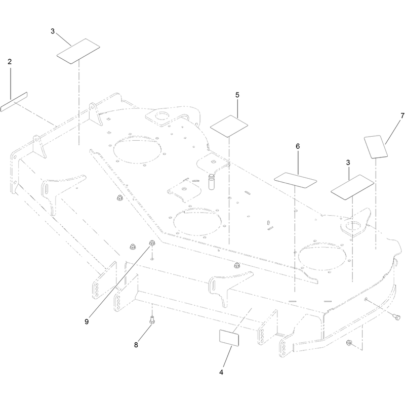 Deck Decal Assembly No 138-6877