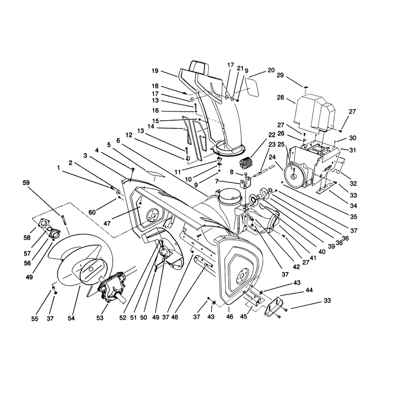 Housing & Chute Assembly