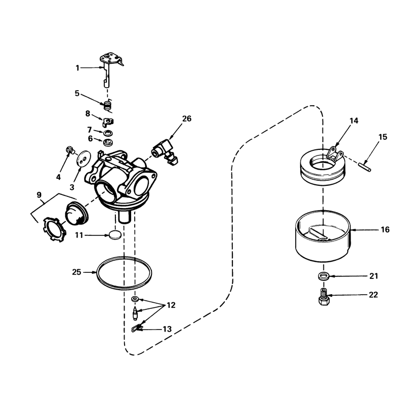 Carburetor No 632050