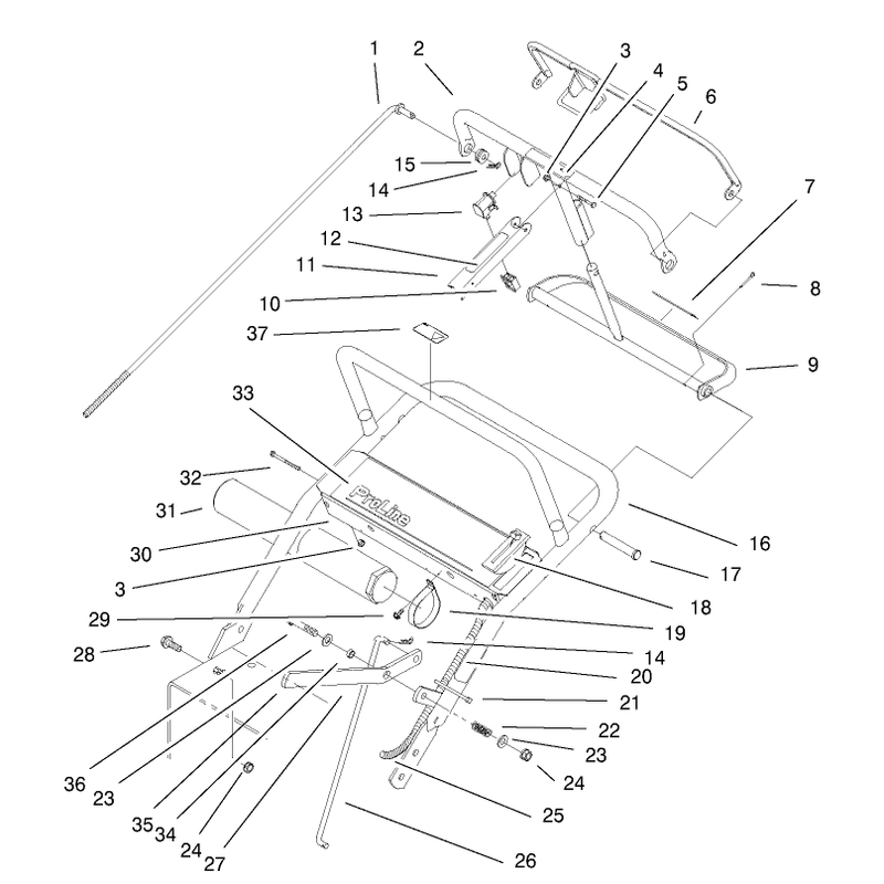 Upper Handle Assembly