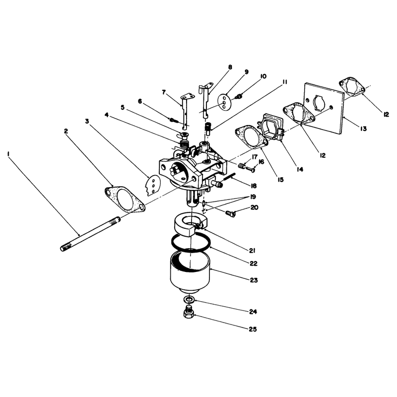 Carburetor Assembly Model No 47ph7