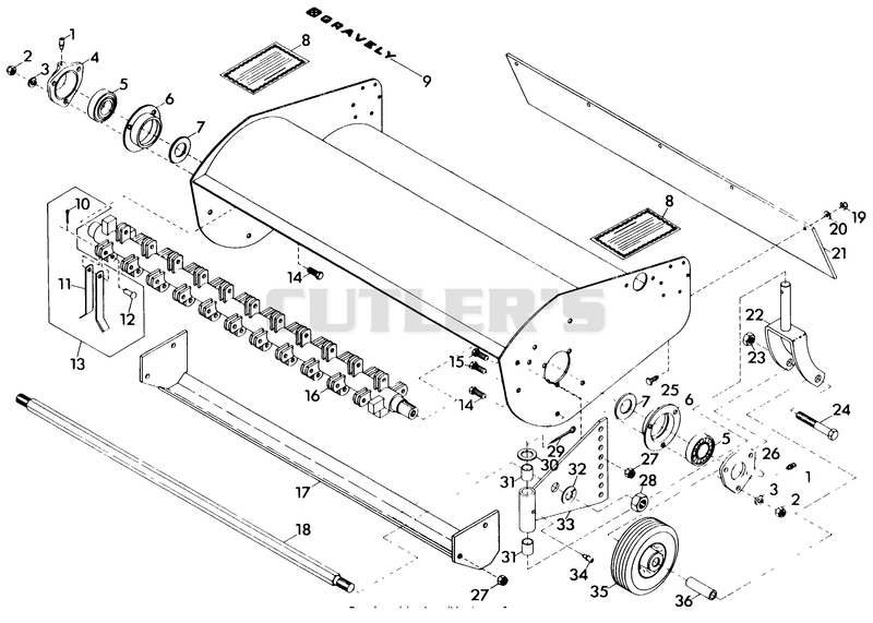 MOWER HOUSING