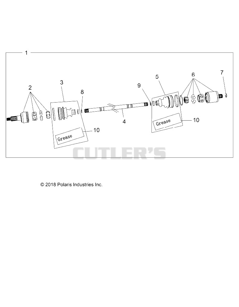 Drive Train, Rear Drive Shaft