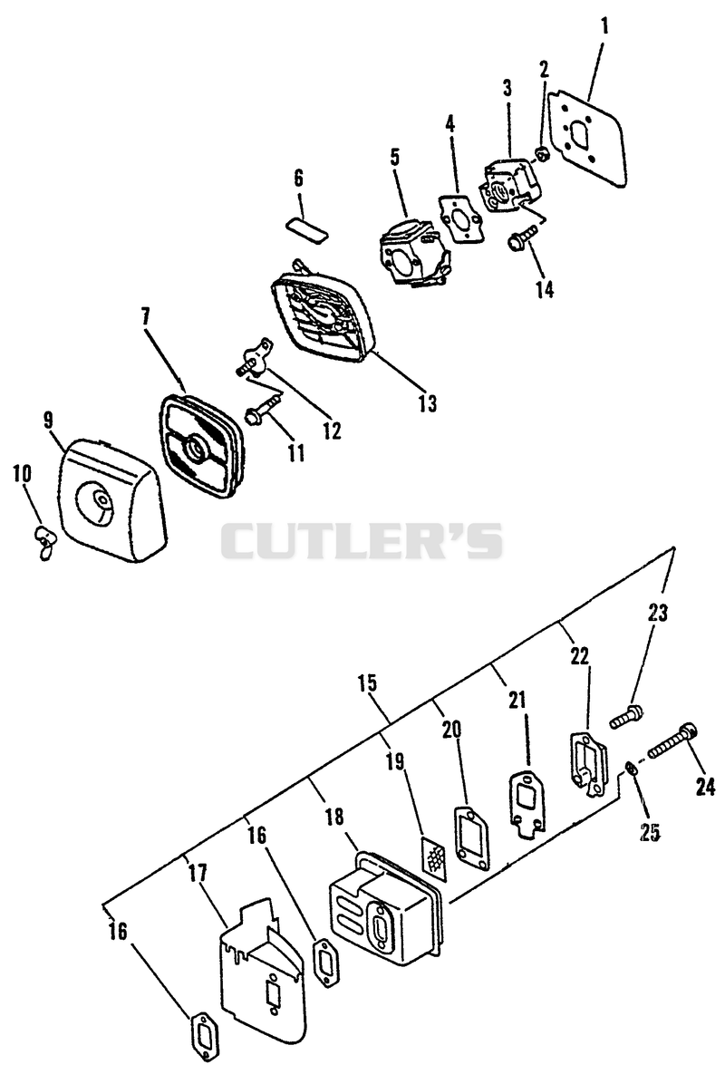Intake, Exhaust, Air Cleaner