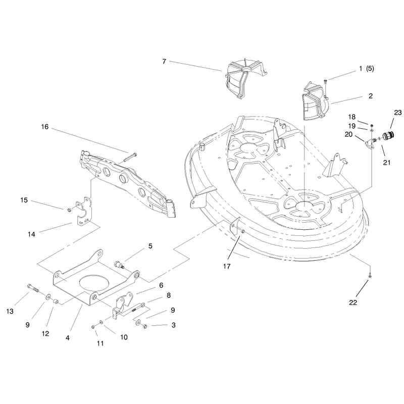 Suspension Assembly 38in Cutting Unit
