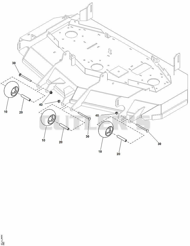 52" Mower Deck - Rollers