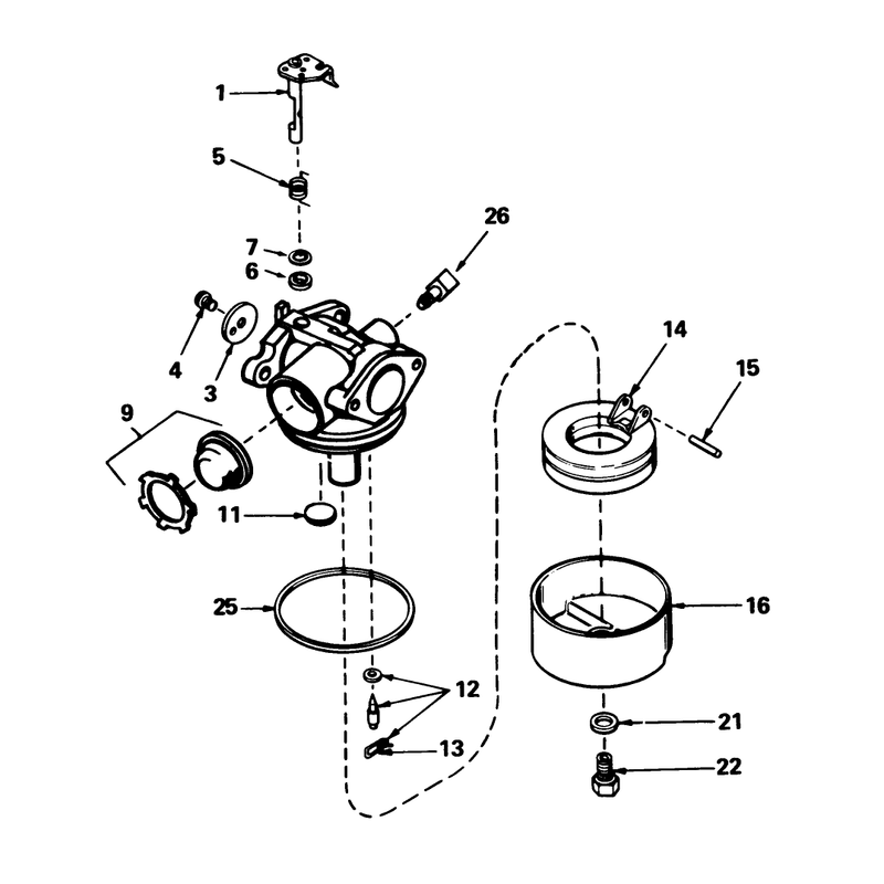 Carburetor No 632098