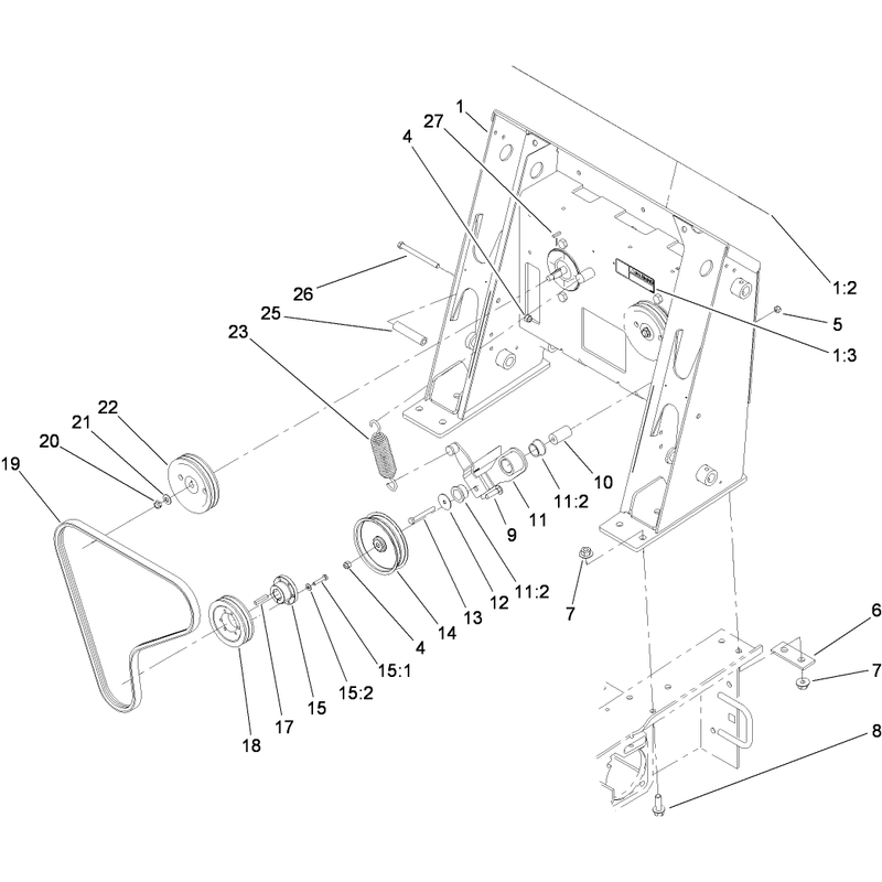 Loader Tower and Drive Assembly
