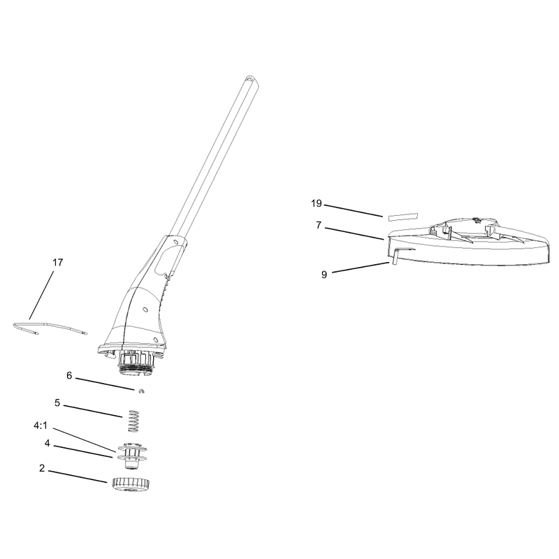 Motor and Cutting Shield Assembly