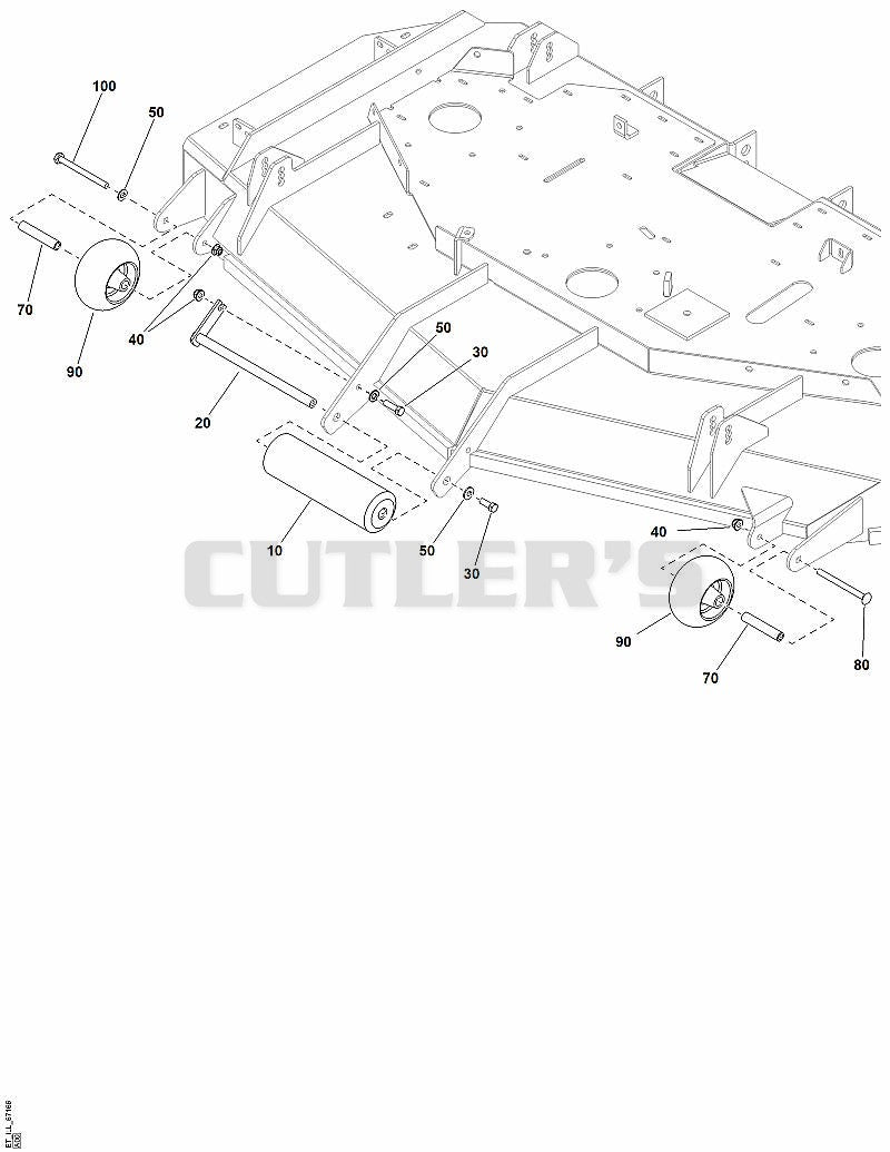 72" Mower Deck - Rollers