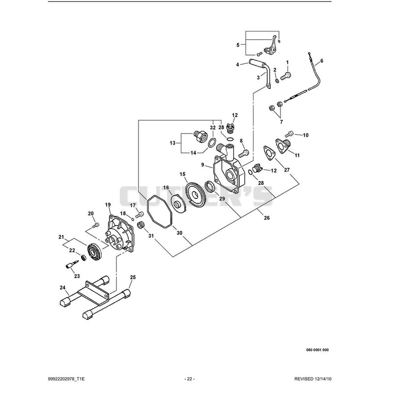Pump S/N: 501001-512972 (Canada: 01001-14735)