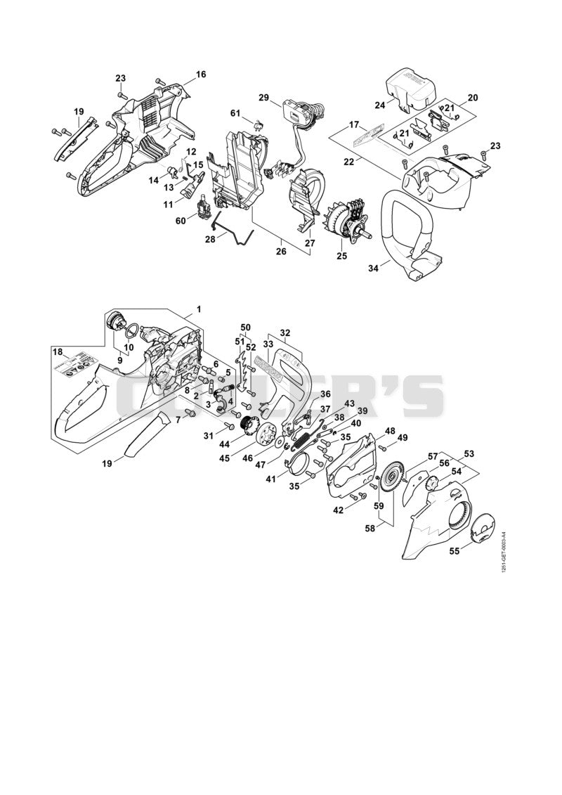 Spare parts MSA 220 C