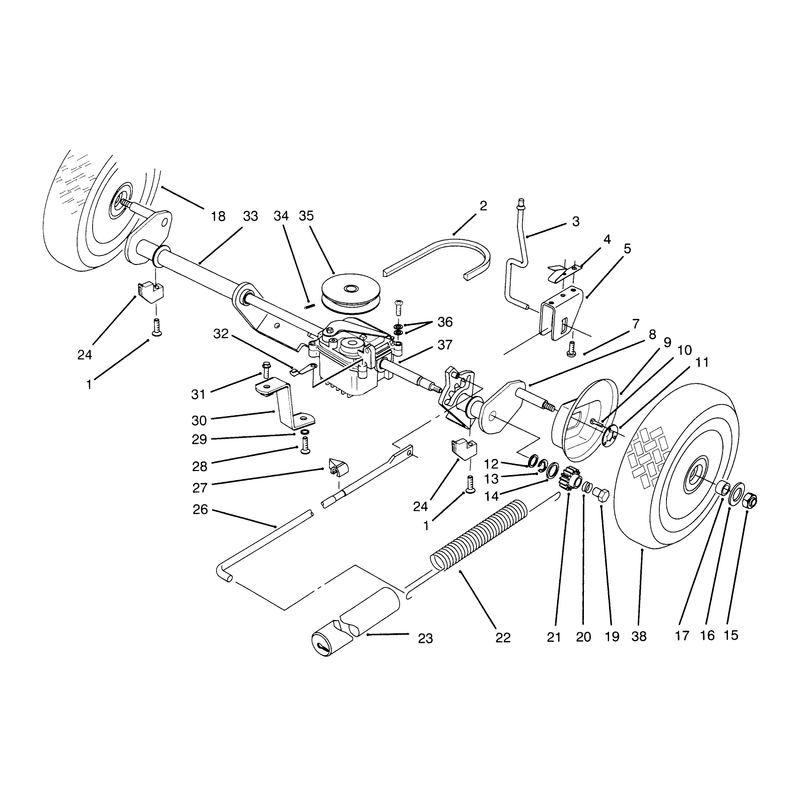 Rear Axle Assembly
