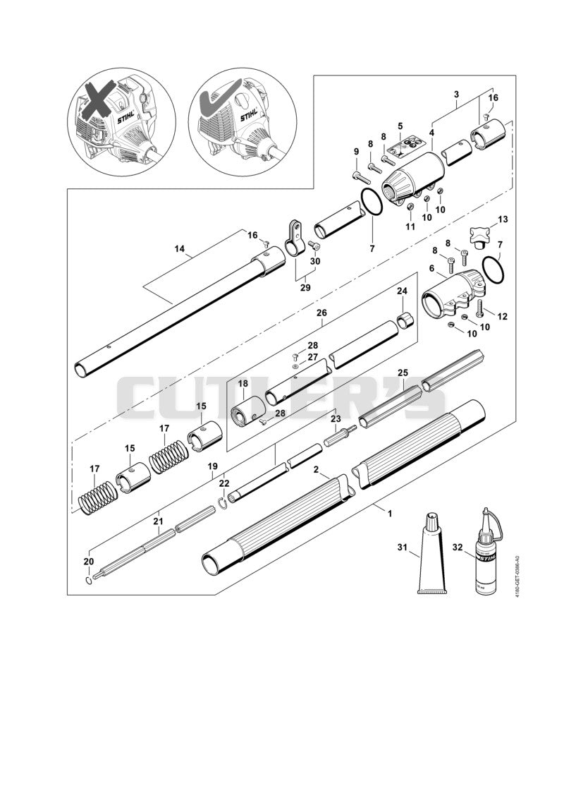Drive tube assembly ⇥ 270774488 (61.2006)