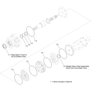 Hydraulic Motor Assembly No 131-0654