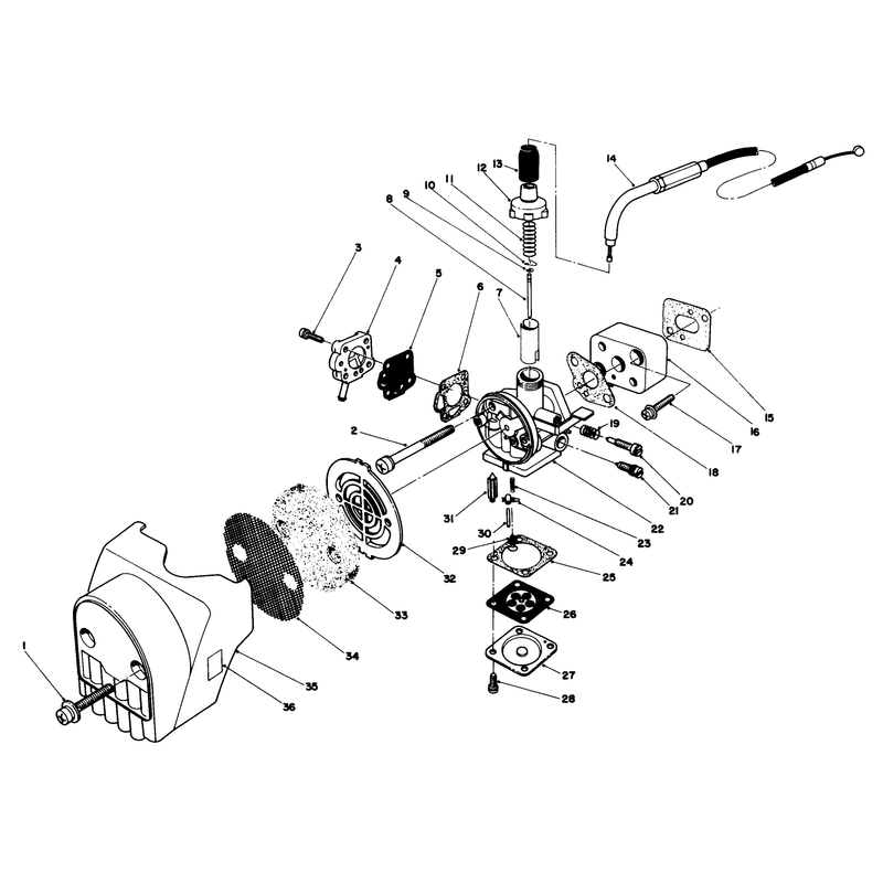 Carburetor & Air Cleaner Assembly