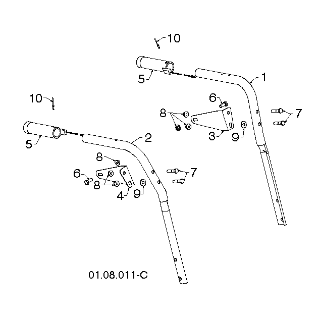 HANDLE AND CONTROLS