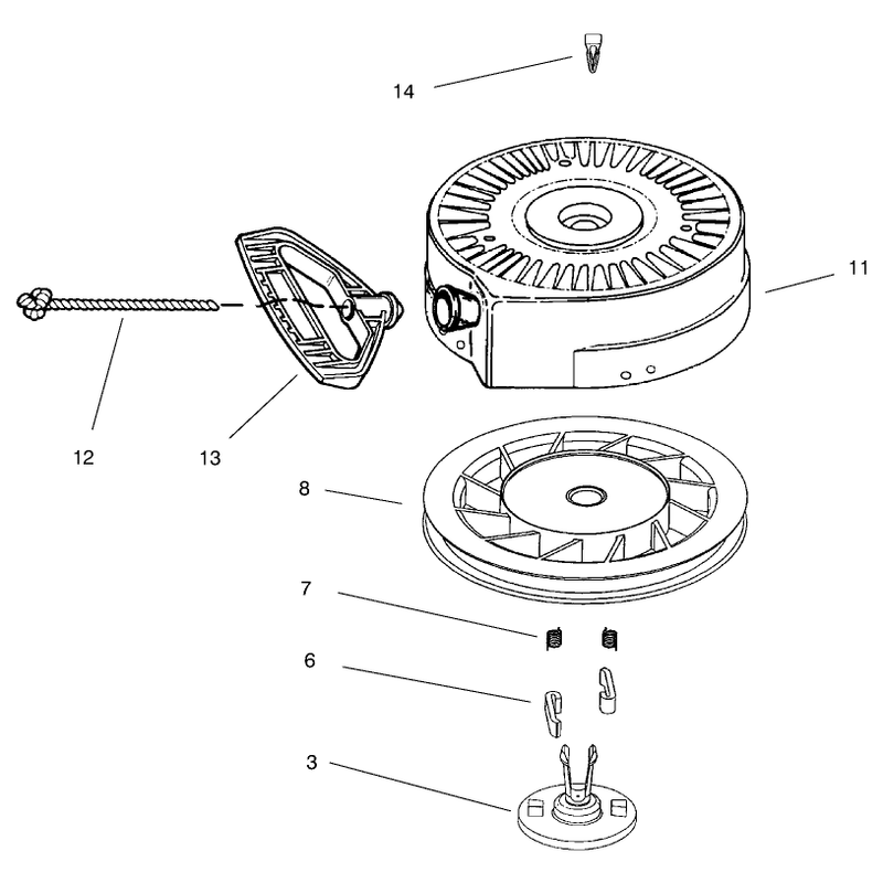 Recoil Starter No. 590742