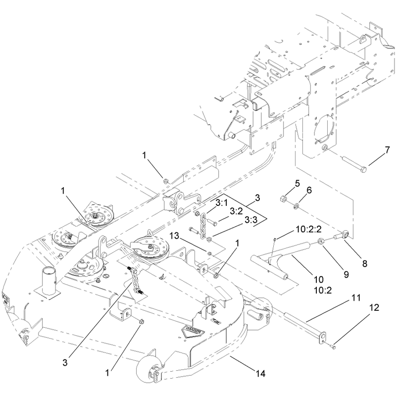 Deck Connection Assembly