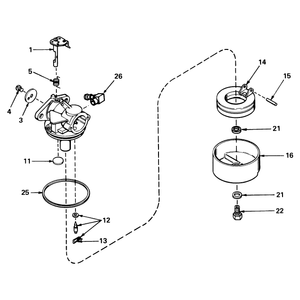 Carburetor No 631784