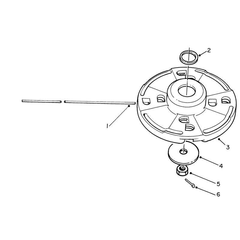 Metallic Fixed Line Cutter Head (optional)