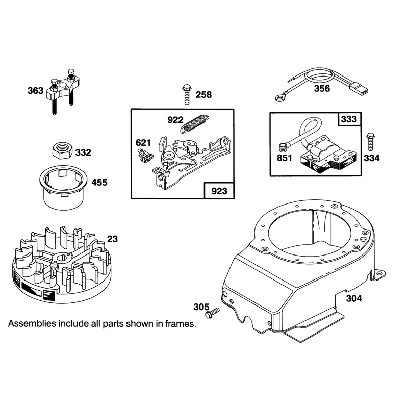 Engine Briggs and Stratton Model 122702-3171-01