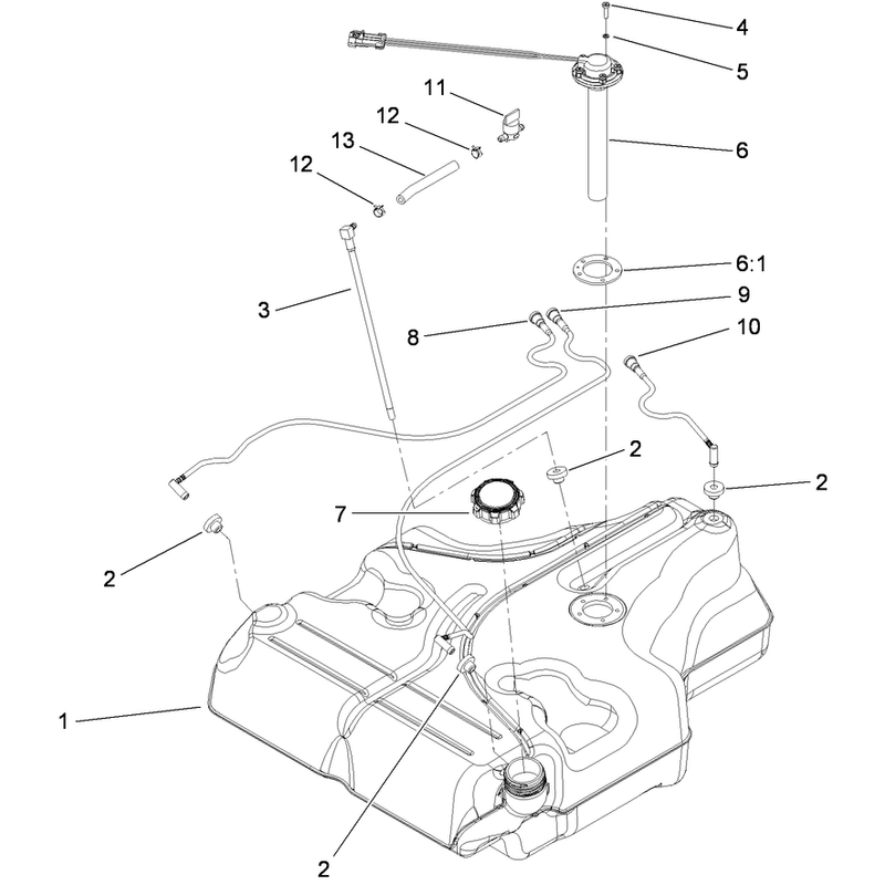 Fuel Tank Assembly No. 109-9357