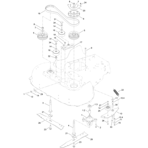 Blade and Spindle Assembly