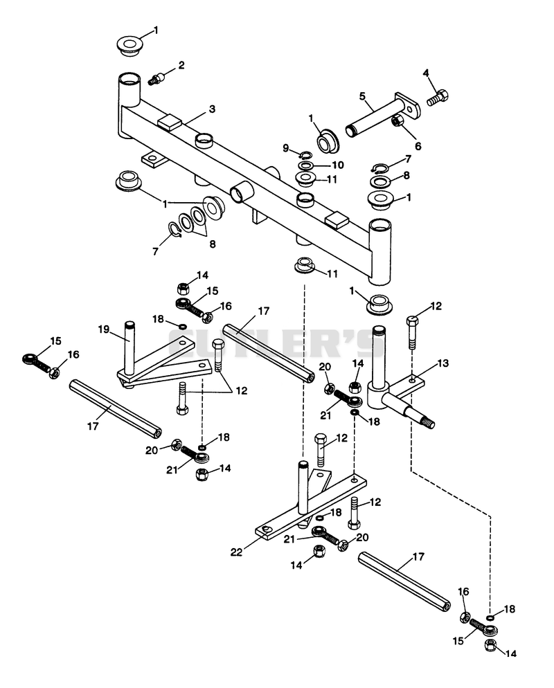 STEERING AXLE ASSEMBLY