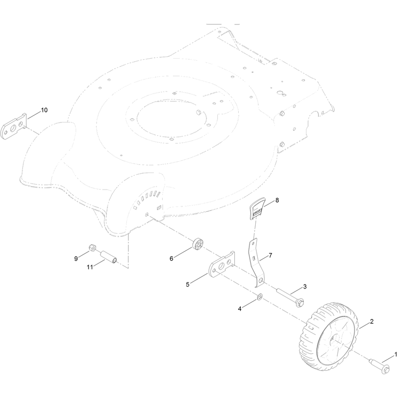 Front Axle and Height of Cut Assembly