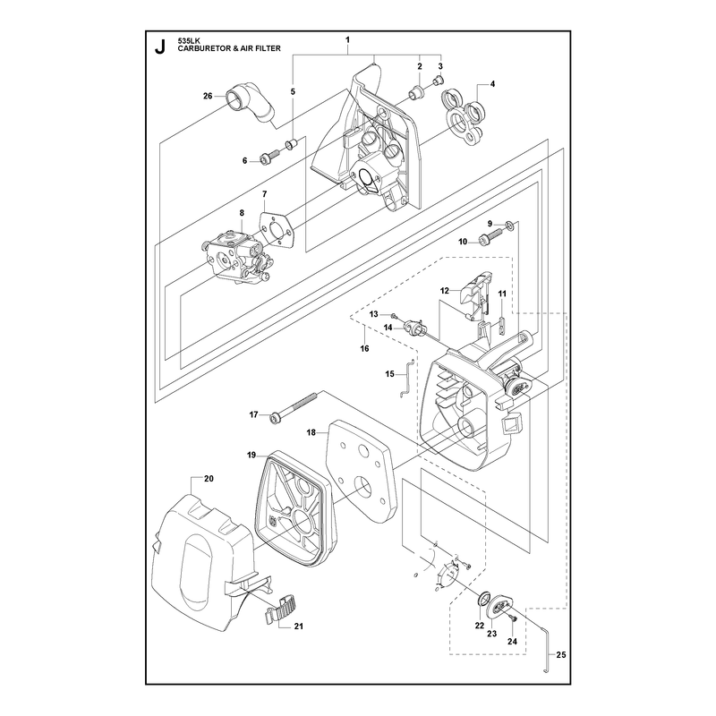 CARBURETOR AND AIR FILTER
