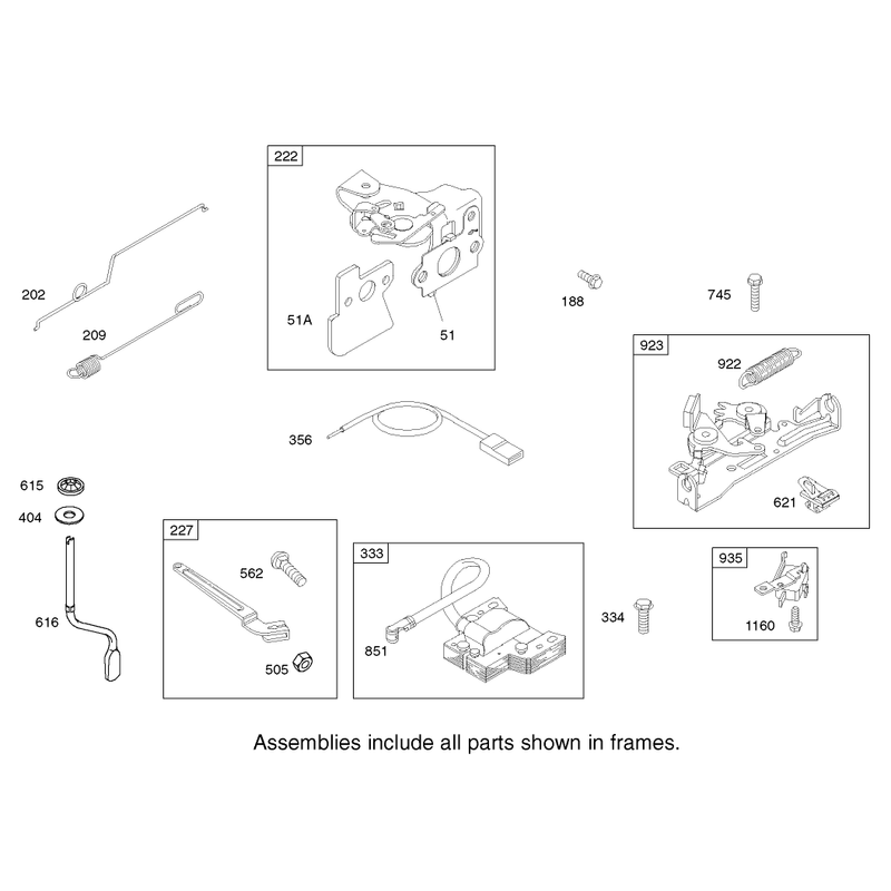 Governor Assembly Briggs and Stratton Model 122607-0116-E1