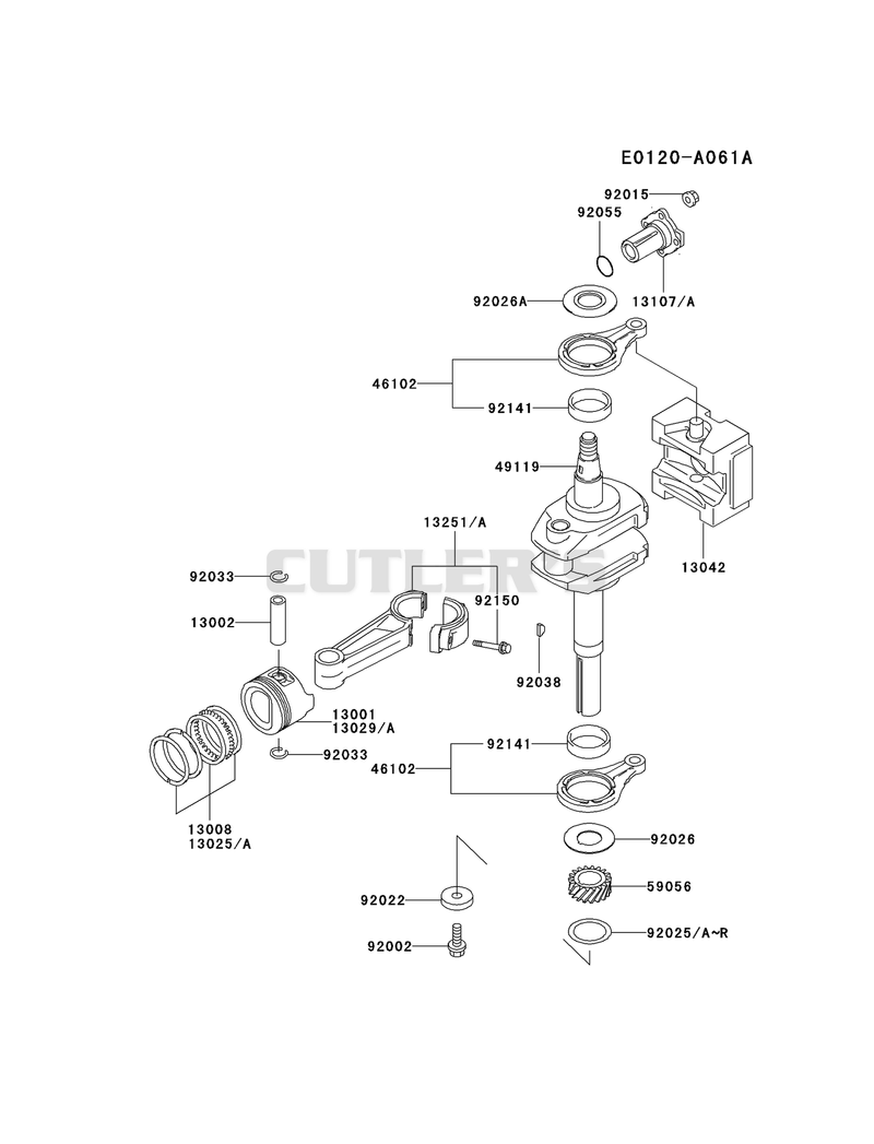 PISTON/CRANKSHAFT