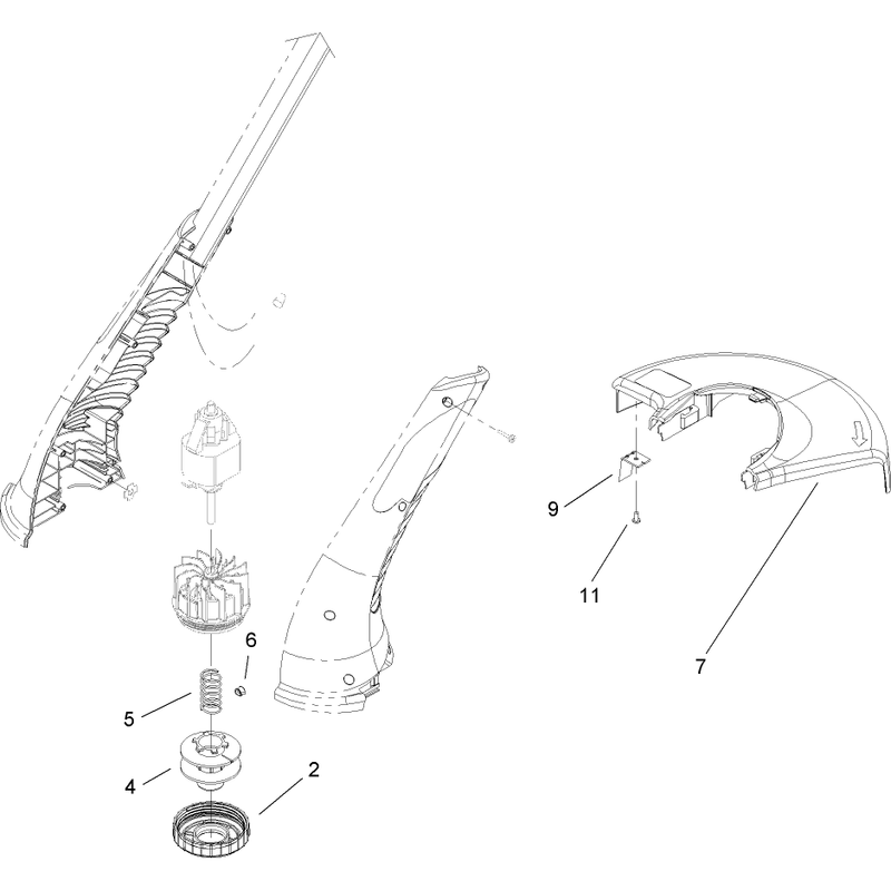 Spool and Shield Assembly