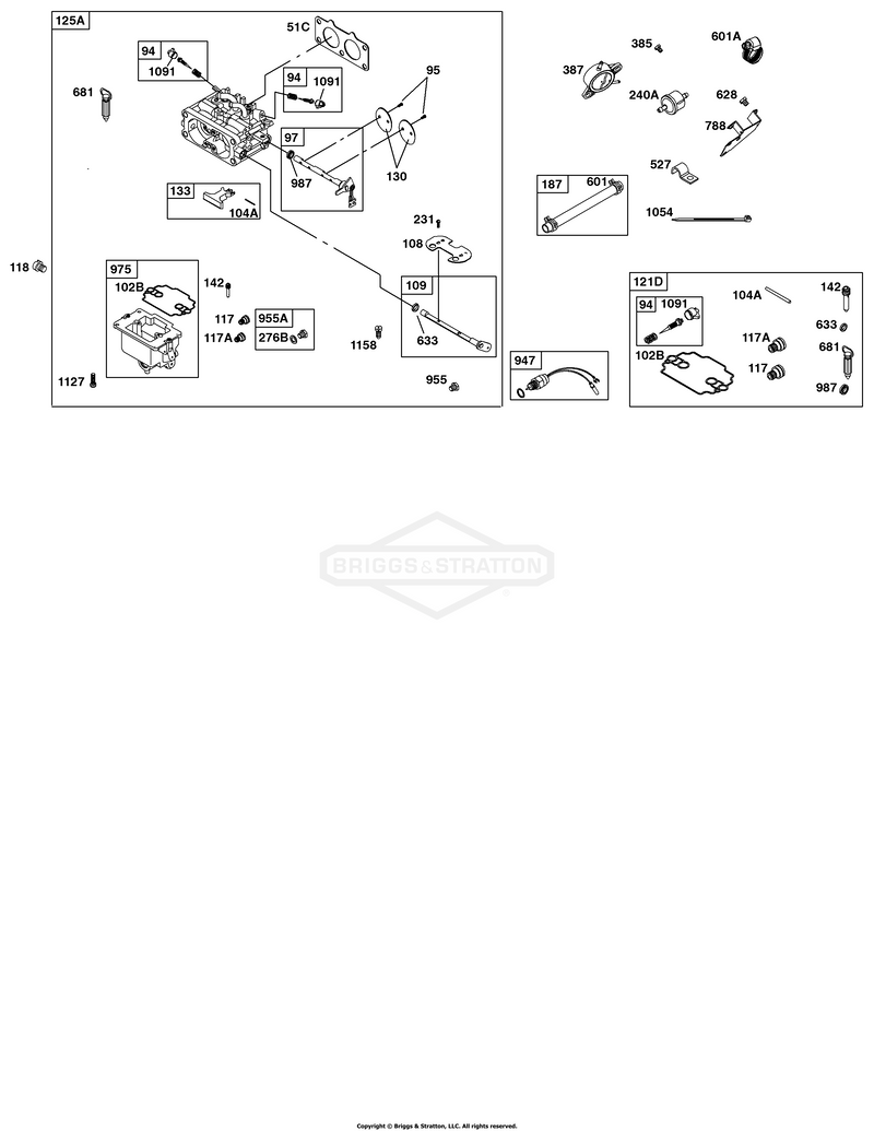Carburetor, Fuel Supply, Kit - Carburetor Overhaul