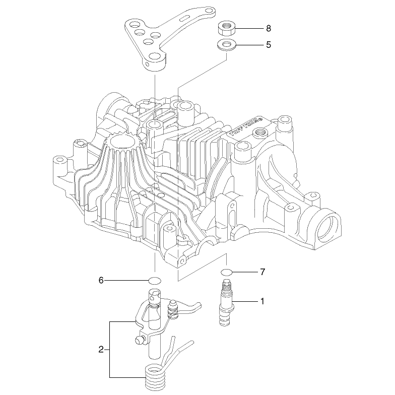 Fulcrum and Shaft Assembly