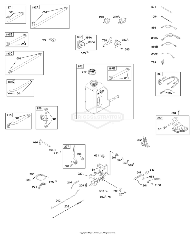 Controls, Fuel Supply, Governor Spring, Ignition