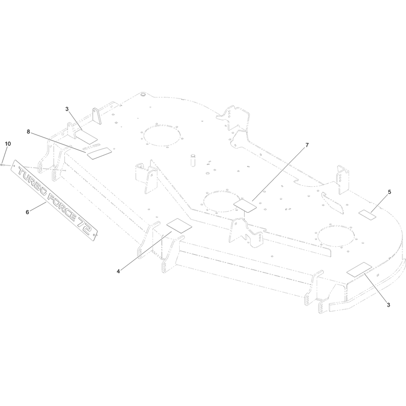 Deck and Decal Asssembly No. 145-1621