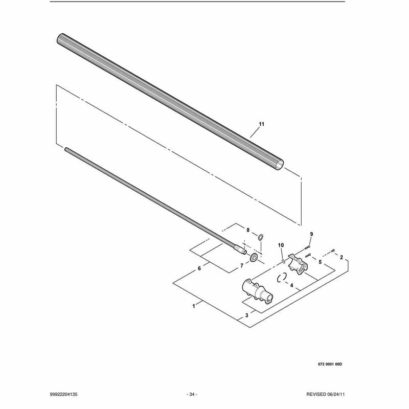 Main Pipe -- Lower S/N: E07811003179 - E07811999999