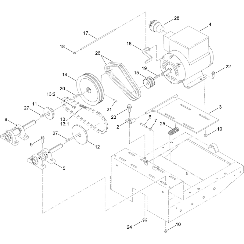 Electric Motor and Drive Assembly