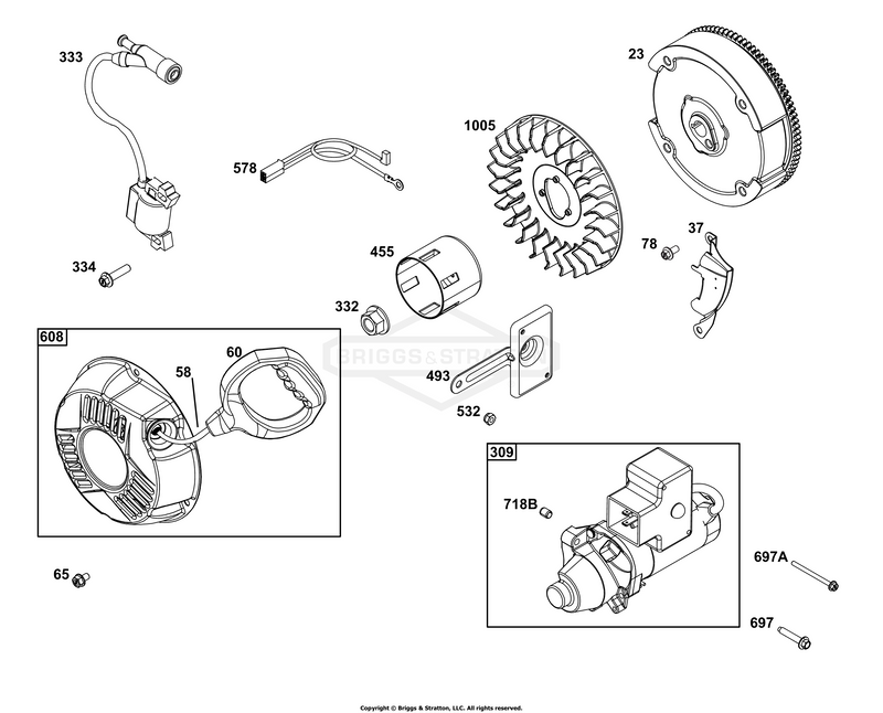 Flywheel, Ignition, and Starter Group
