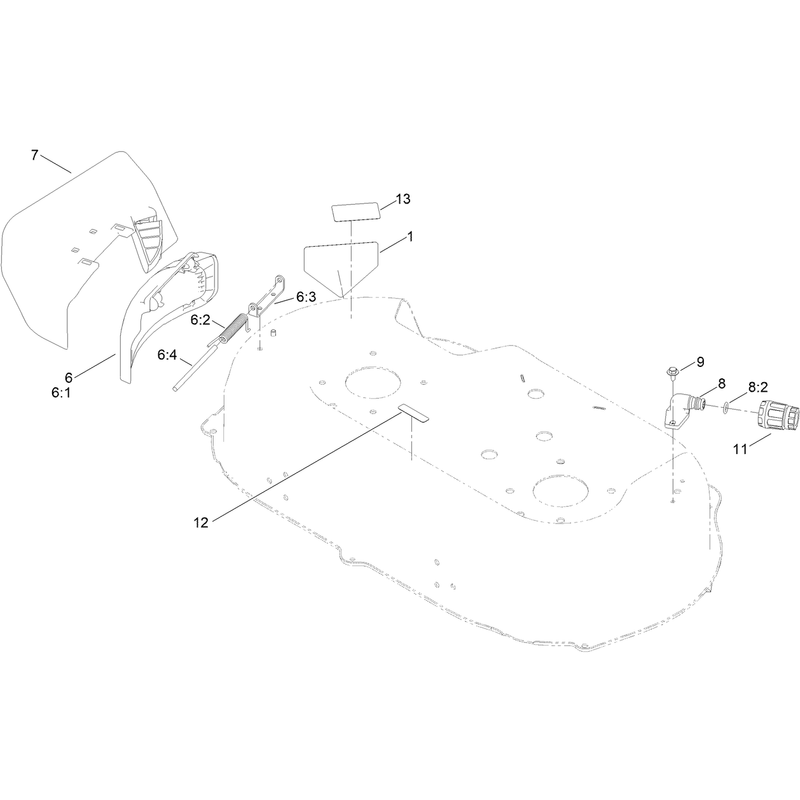 Side Discharge Chute Assembly