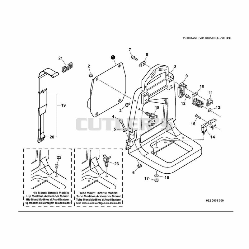 Backpack Frame, Harness
