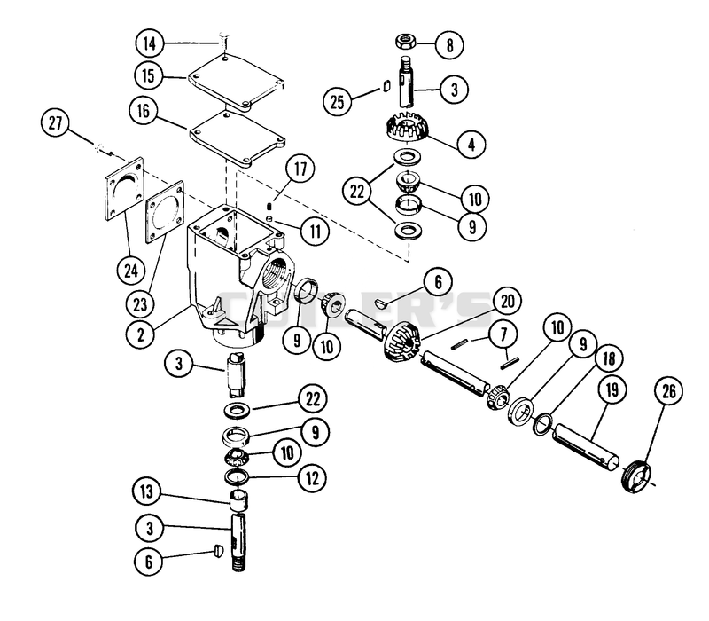 MOWER GEAR BOX 48"