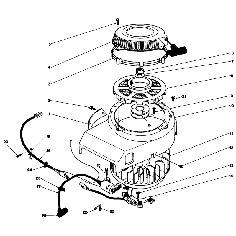Recoil and Flywheel Assembly