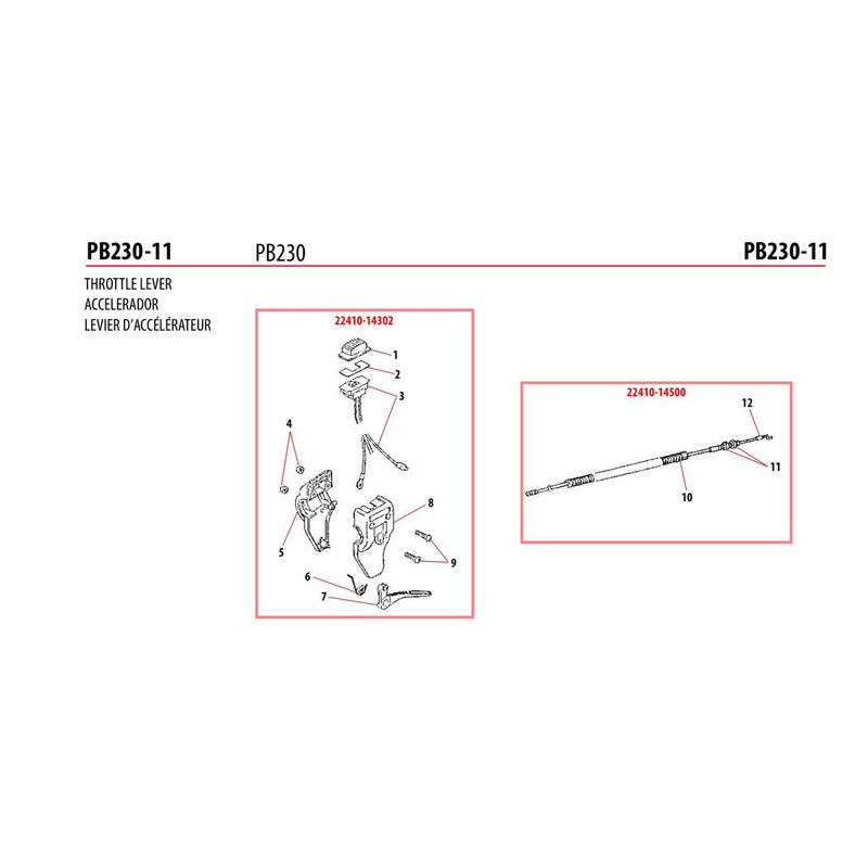 THROTTLE LEVER