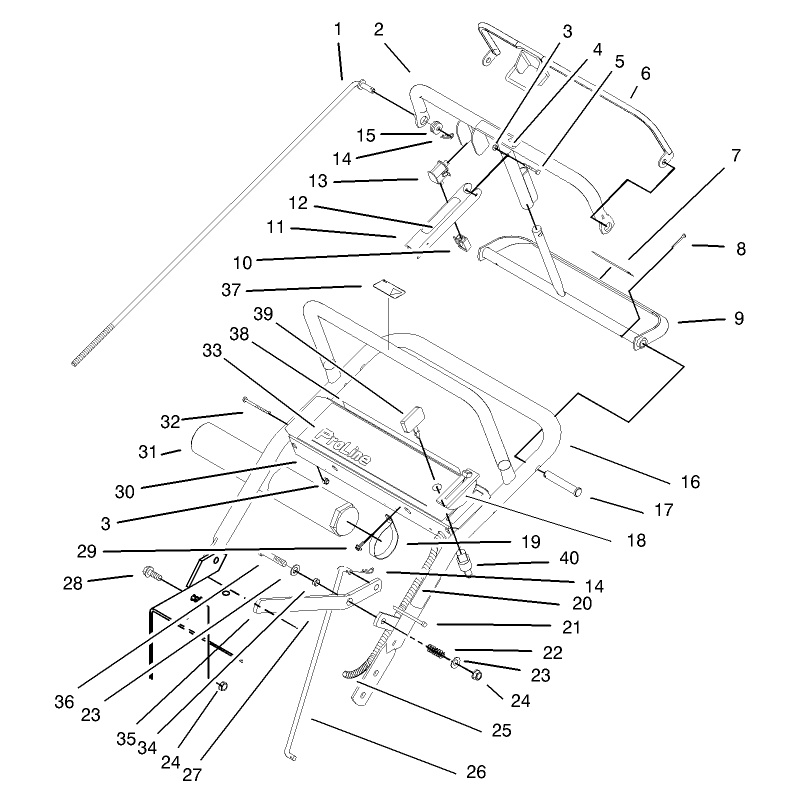 Upper Handle Assembly